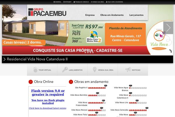pacaembu.com site used Pacaembu