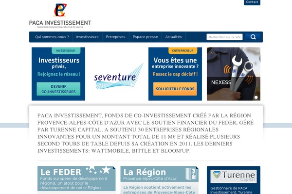 pacainvestissement.com site used Pacainvestissement