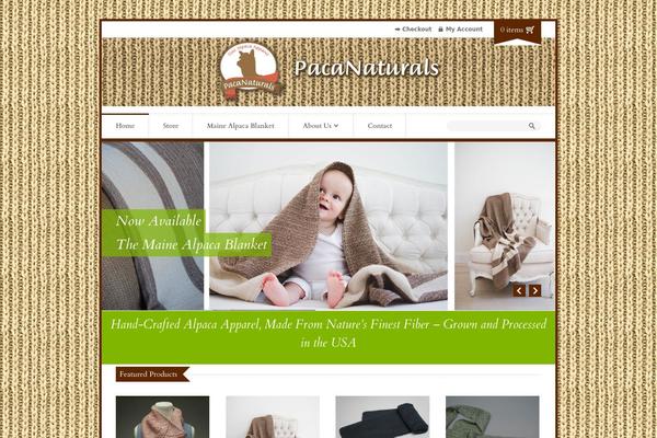 Organic Shop theme site design template sample