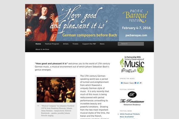 WordPress website example screenshot