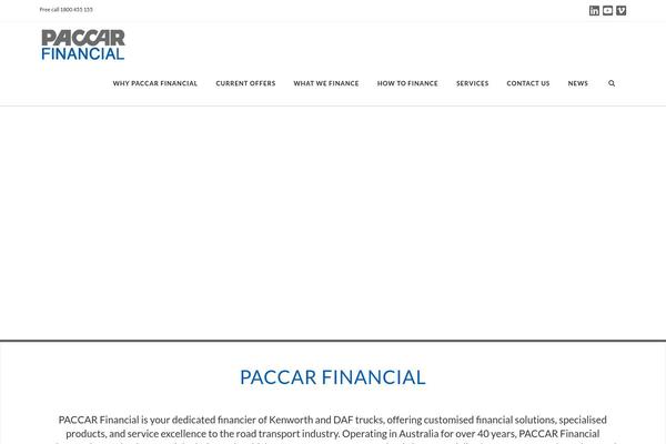 paccarfinancial.com.au site used X Child