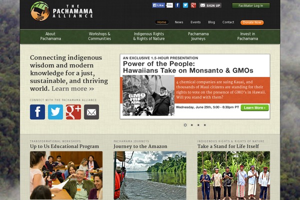 pachamama-v2 theme websites examples