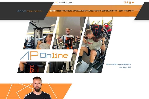 pachecopht.com site used Gympress-pt
