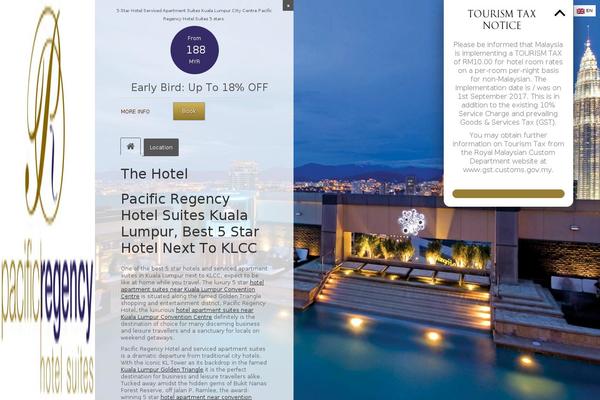 pacific-regency.com site used Bonsai-hotel
