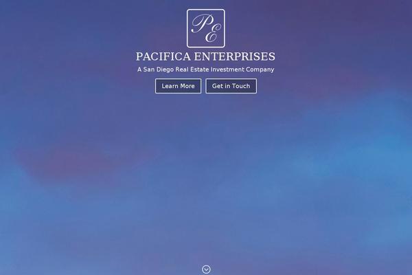 pacificaenterprises.com site used Pacifica