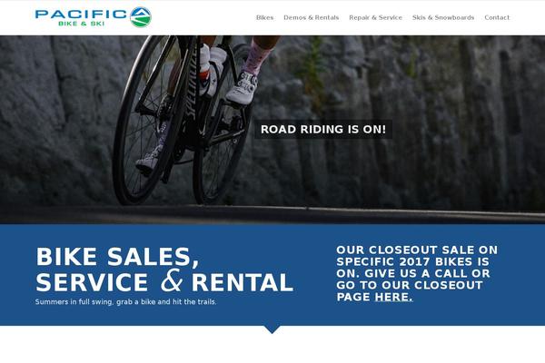 pacificbikeandski.com site used Enfold