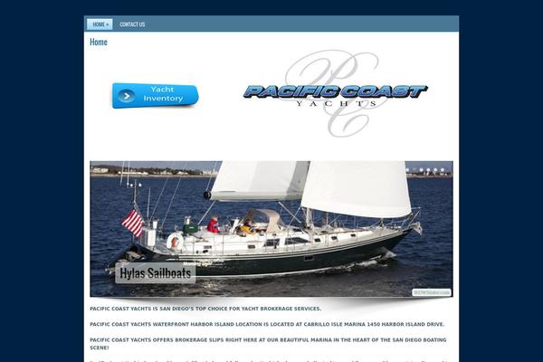 Boating theme site design template sample