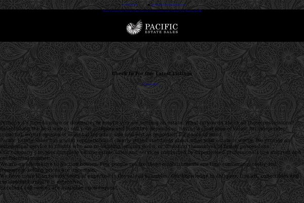 Total theme site design template sample