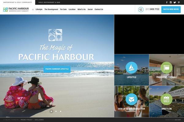 pacificharbour.com.au site used Pacific-harbour