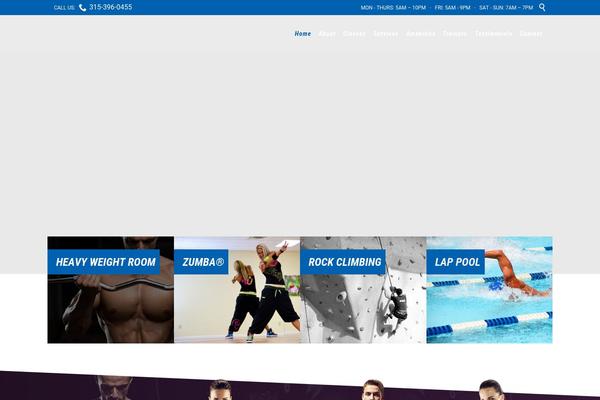 Fitness-wellness theme site design template sample