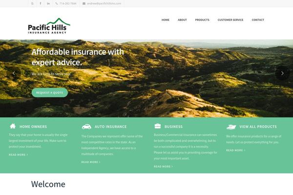Insurance-agency theme site design template sample