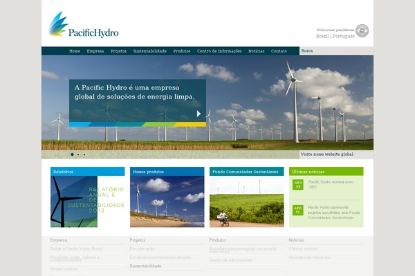 pacifichydro.com.br site used Pacifichydro2011