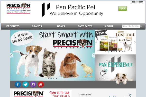 pacificpet.net site used Wall