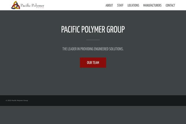 pacificpolymergroup.com site used Designy