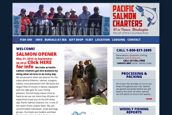 Pacific theme site design template sample