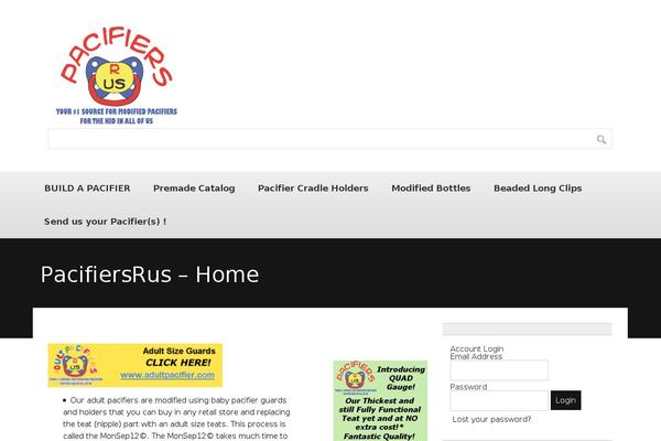 pacifiersrus.com site used zeeFocus