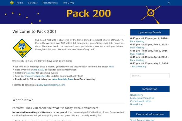pack200cumc.com site used Catch Adaptive