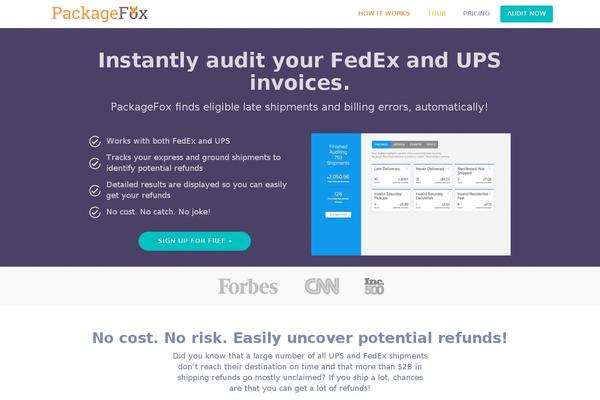 packagefox.com site used Uncommon