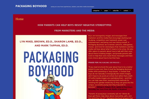packagingboyhood.com site used Modularity Lite