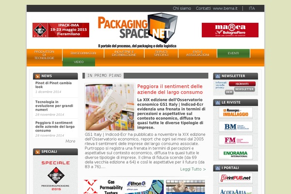 packagingspace.net site used Leibnizgroupertheme