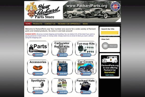 packardparts.org site used Packardparts2014