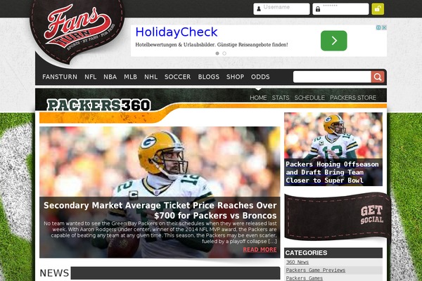 packers360.com site used Packers360