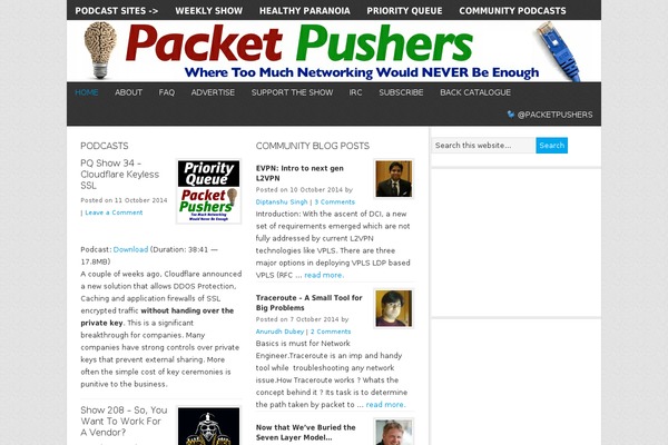 packetpushers.net site used Packetpushers-theme
