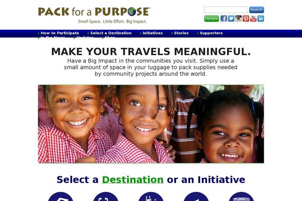 packforapurpose.org site used Pfap