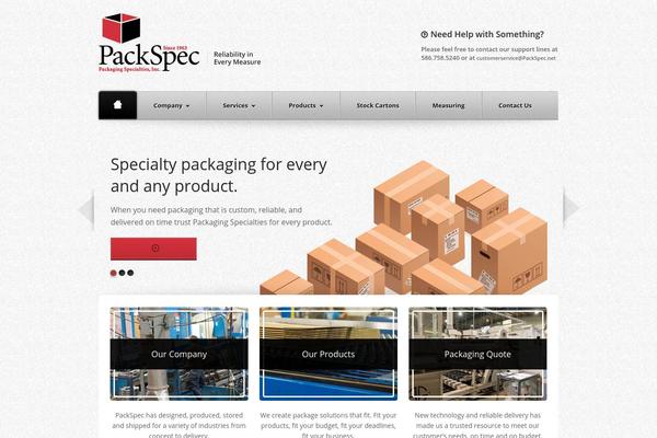 packspec.net site used Packspec