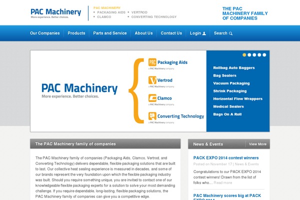 pacmachinerygroup.com site used Pac_main