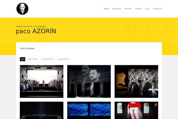 Vika theme site design template sample