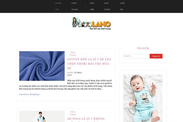 Blog Way theme site design template sample