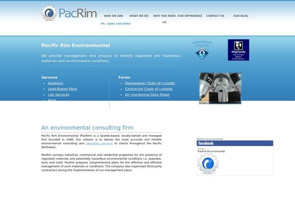 pacrimenv.com site used Pacrim