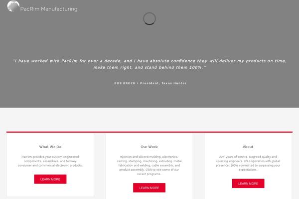 WordPress website example screenshot