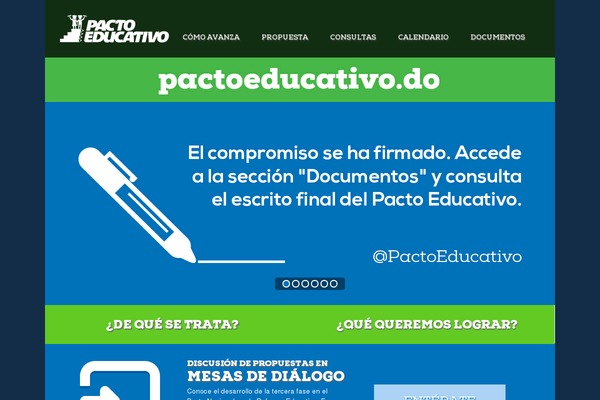 pactoeducativo.do site used Pactoeducativo