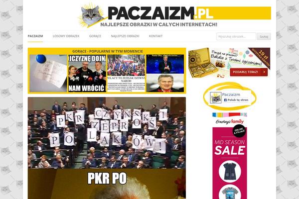 paczaizm.pl site used Paczaizm