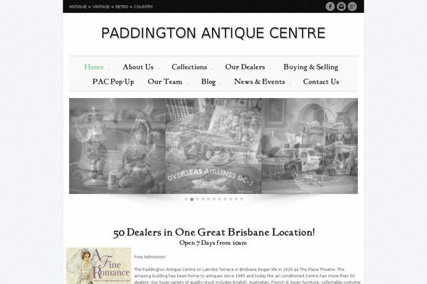 paddingtonantiquecentre.com.au site used Hipster
