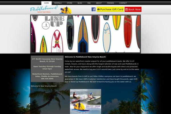 paddleboardnsb.com site used Paddleboardnsb