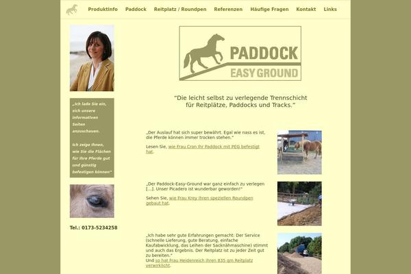 paddock-easy-ground.de site used Peg