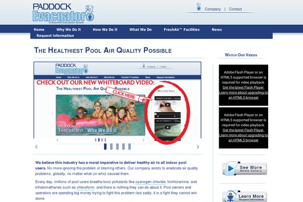 paddockevacuator.com site used Pec-theme-2013