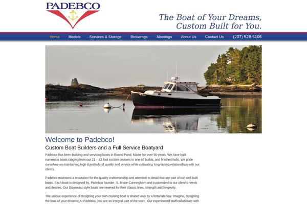 padebco.com site used Padebco-rwd