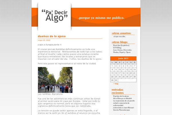 padeciralgo.com site used Orange_crush