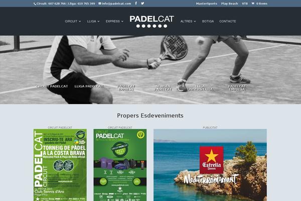 padelcat.com site used Dissenyclau