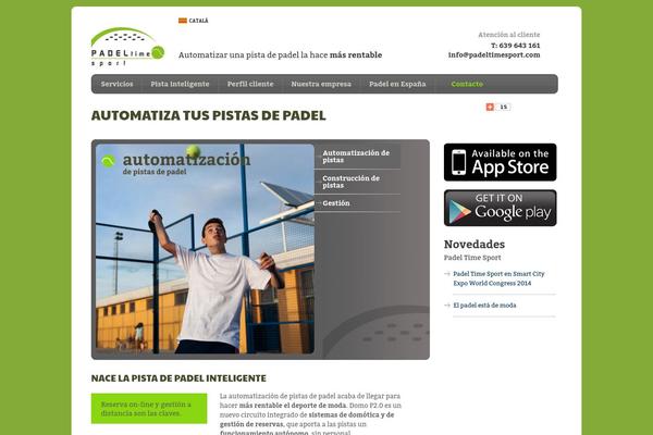 padeltimesport.com site used Padeltheme