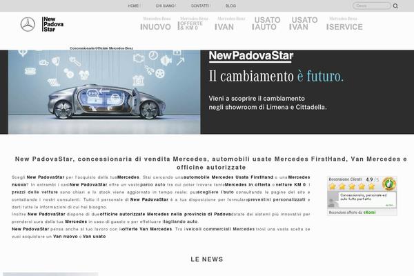 padovastar.it site used Autotrader Child