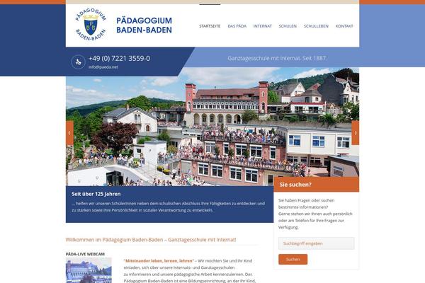 paedagogium theme websites examples