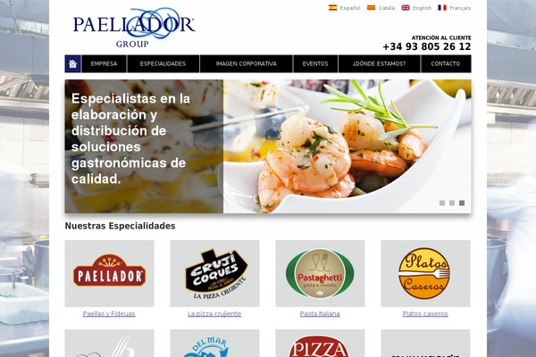 paellador.es site used Meritem