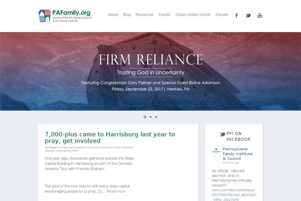 pafamily.org site used Pfi2014