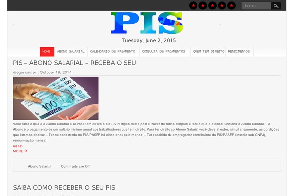 pagamentopis.com.br site used NewsPress Lite