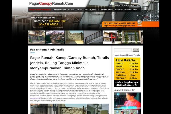 pagarcanopyrumah.com site used Bangunrenovasirumah